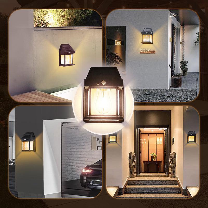 🎁Christmas Limited Discount⏳ Motion Sensor Solar Tungsten Wall Light - clarioy