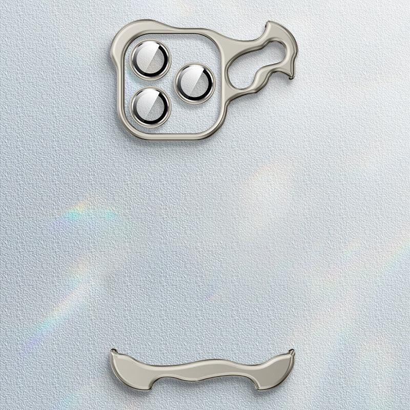 š„Free lens filmš„Special-Shaped Metal Corner Pad Anti-Fall Phone Case for iPhone - clarioy