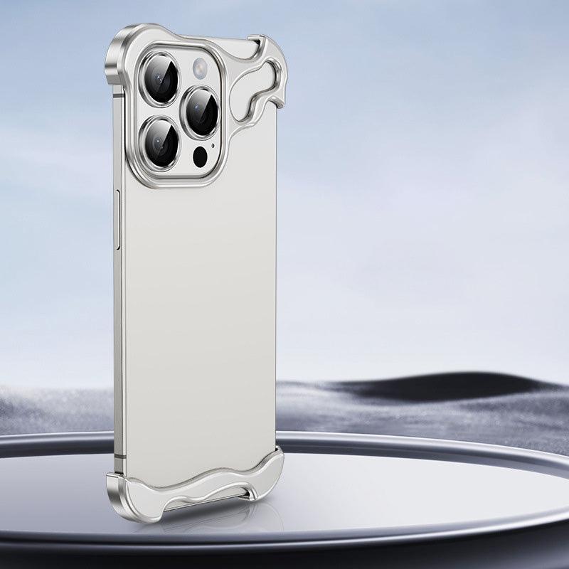 š„Free lens filmš„Special-Shaped Metal Corner Pad Anti-Fall Phone Case for iPhone - clarioy