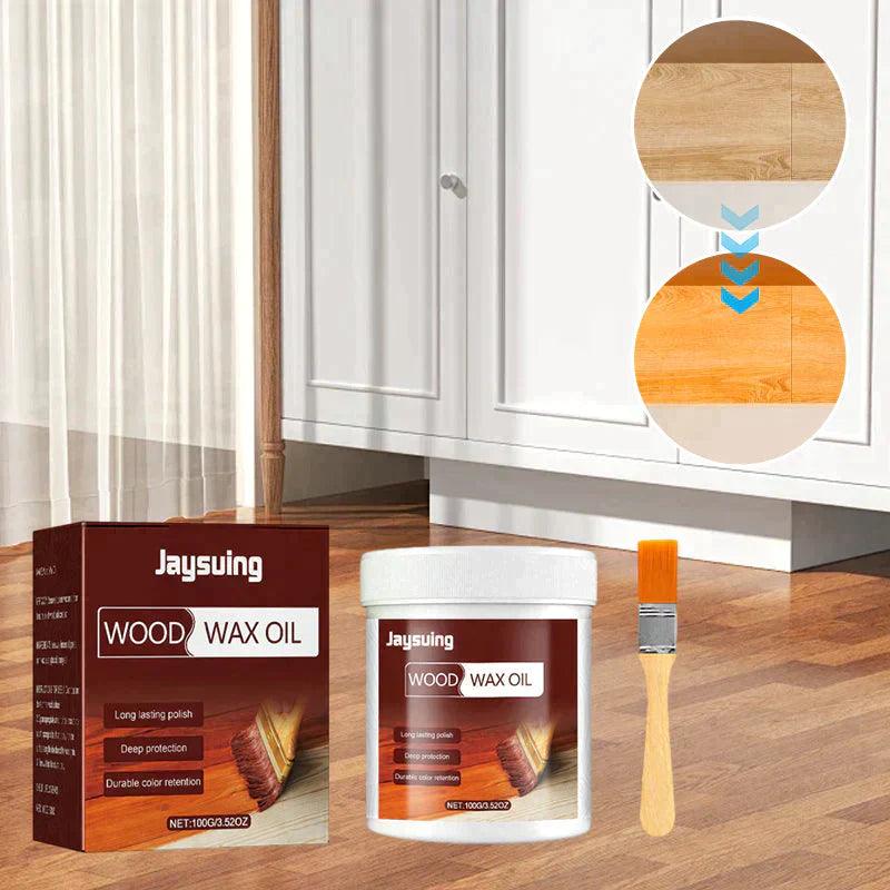 Wood Cleaner & Polish 3.5 Oz- Comes with Premium Brush - clarioy