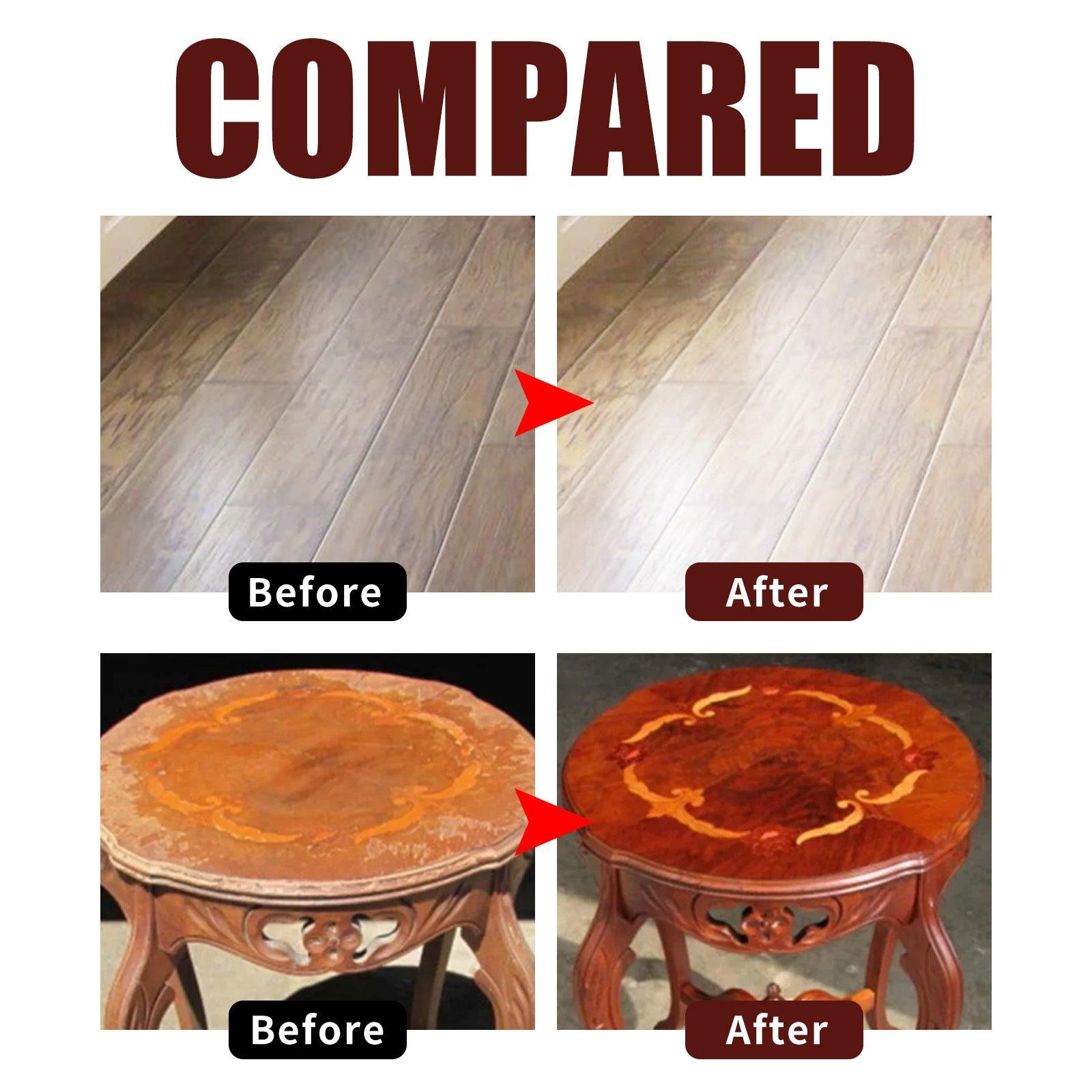 Wood Cleaner & Polish 3.5 Oz- Comes with Premium Brush - clarioy