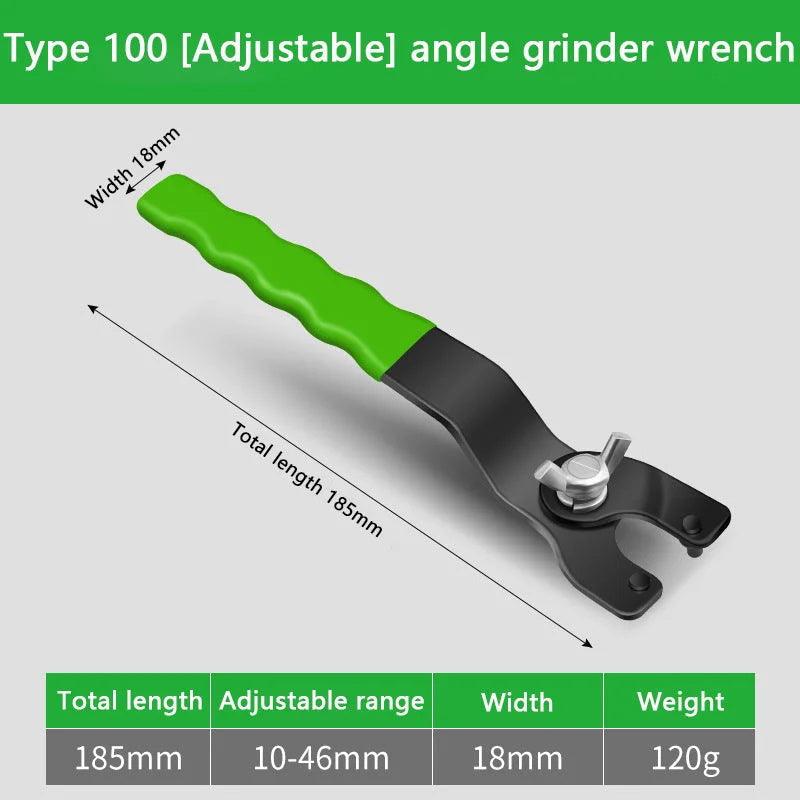 🔥Hot Sale-50% Off🔥Angle Grinder Wrench Thickened Disassembly Tool Adjustable - clarioy