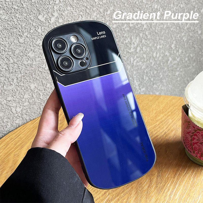 Glass Gradient Phone Case for iPhone - clarioy