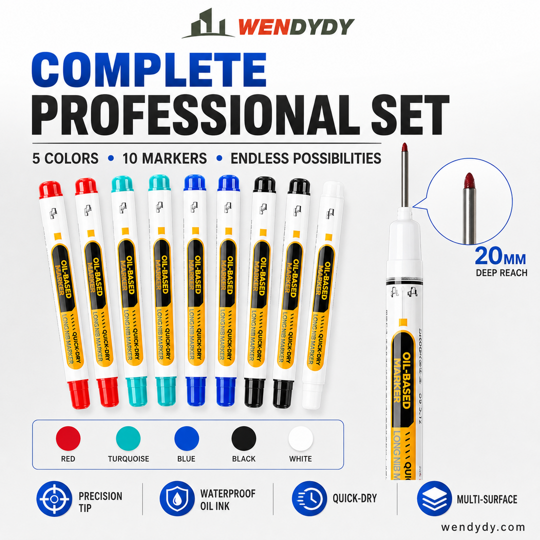 ⏳🔥LIMITED-TIME 50% OFF! ⏰Precision Tip Quick-Dry Oil-Based Marker Pen