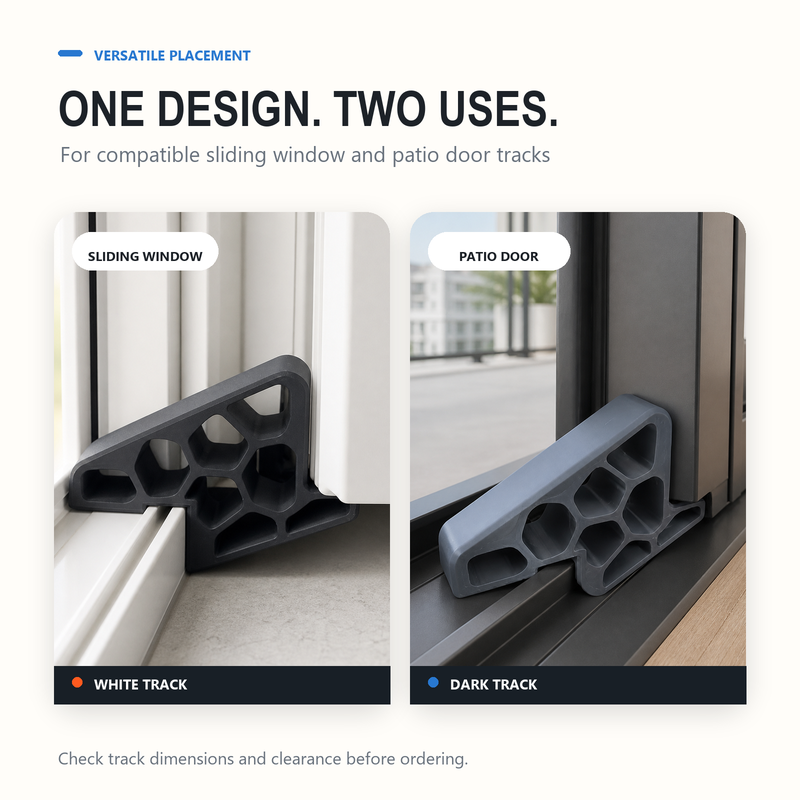 🔥Last Day-Buy 1 Get 1 Free!🚪✨ Less Slamming--Secure Track Door Stop