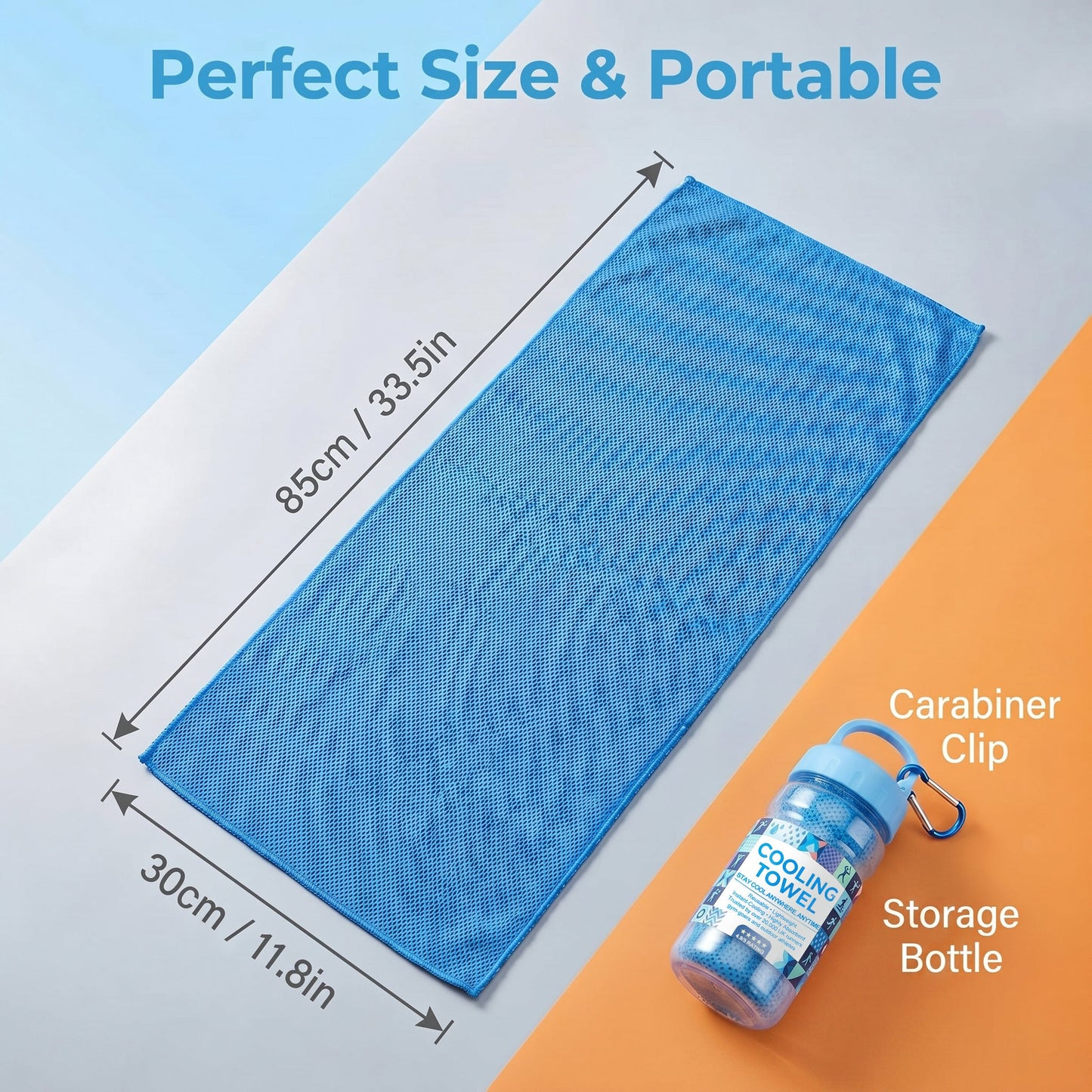 💦Summer Hot Sale - BUY 1 GET 1 FREE!!⚡50K+ SOLD!❄️Cold Sweat Towel You Can Use Anywhere, Anytime! Reusable Soft Absorbent Cooling Portable