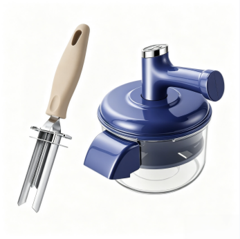 🎄✨50% OFF! 🍇🧄 Transparent electric fruit and vegetable peeler – Fast, easy, and efficient. Perfect for everyday kitchen tasks!