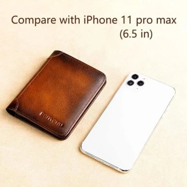 💼 LIMITED TIME 50% OFF! 🛡️ Genuine Leather RFID Blocking Wallet – Waterproof, Slim, Large Capacity 🔐