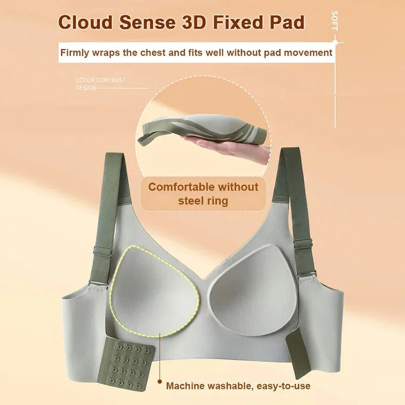 Body shaping, breast enhancement, lifting, anti-sagging, wire-free push-up bra