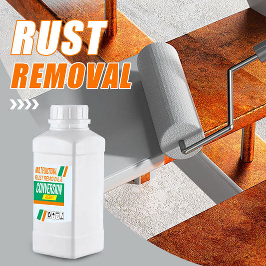 Multifunctional rust removal and conversion agent