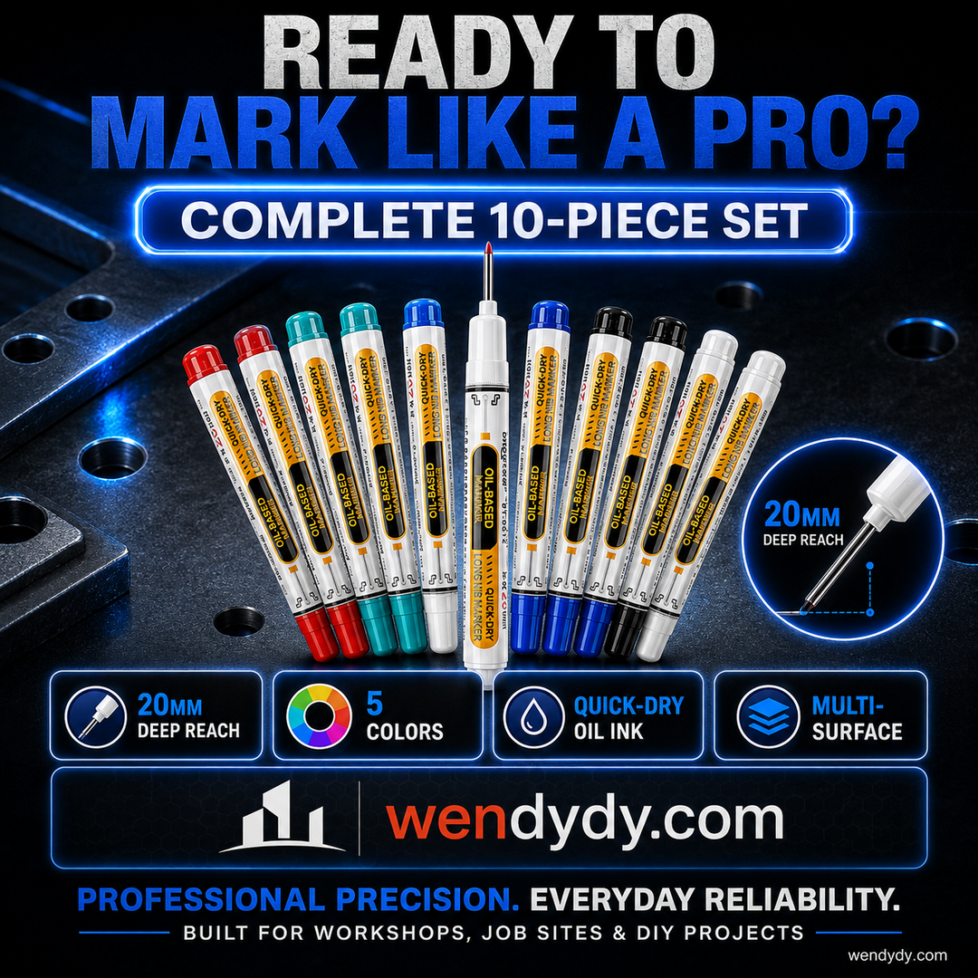 ⏳🔥LIMITED-TIME 50% OFF! ⏰Precision Tip Quick-Dry Oil-Based Marker Pen