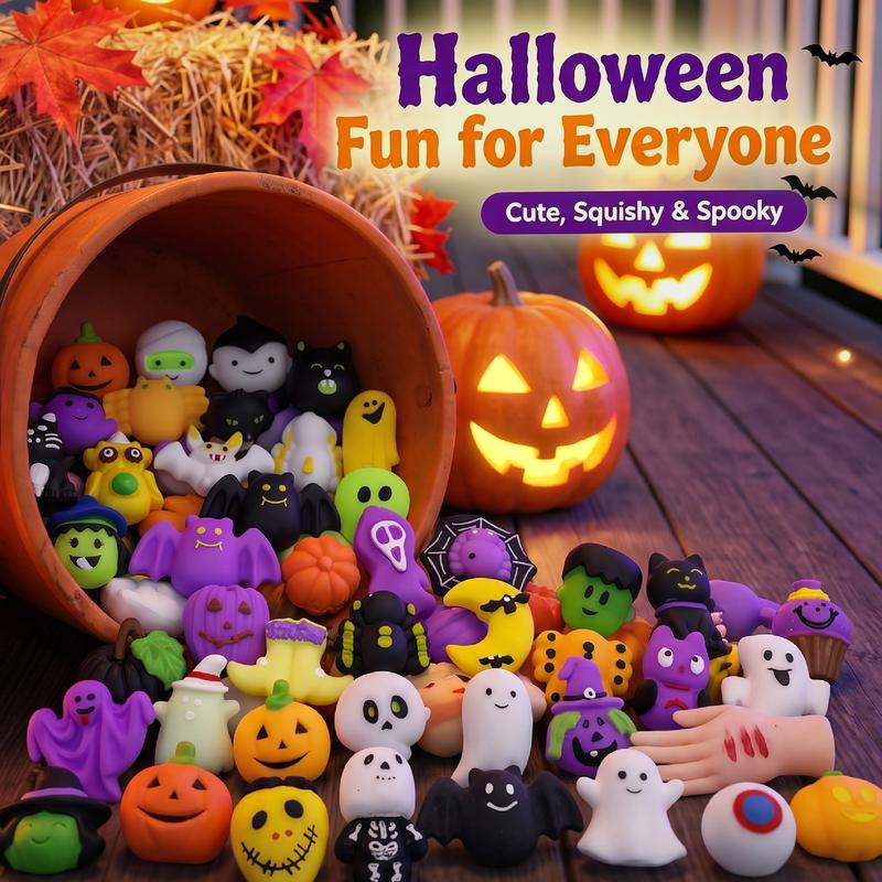 🎃 50% OFF! Halloween Squishy Toy Set Washable & Reusable🧹Party Favors & Trick-or-Treat 👻
