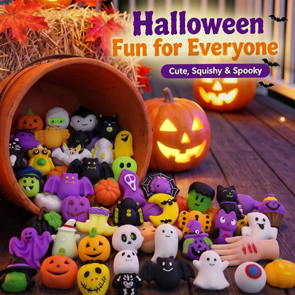 🎃 50% OFF! Halloween Squishy Toy Set Washable & Reusable🧹Party Favors & Trick-or-Treat 👻