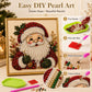 🎄✨DIY Christmas Pearl Diamond Painting Kit – 5 festive designs, 3D raised beads & display frame included. A sparkling holiday masterpiece for your wall! 🖼️🎨