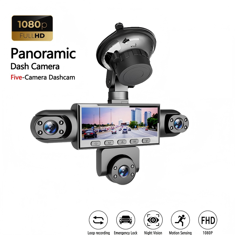 ⏳Limited-time 50% off⏰HD 1080P Multi-Lens Dash Cam with Night Vision📹🚗