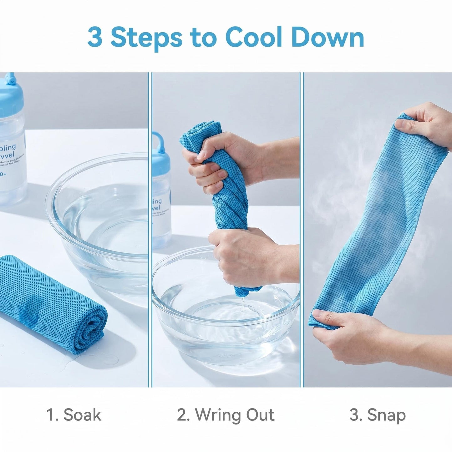 💦Summer Hot Sale - BUY 1 GET 1 FREE!!⚡50K+ SOLD!❄️Cold Sweat Towel You Can Use Anywhere, Anytime! Reusable Soft Absorbent Cooling Portable
