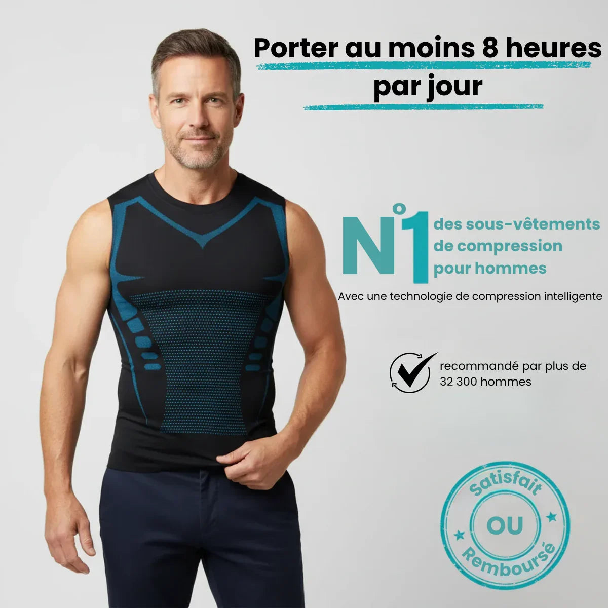 ⏰🔥LIMITED TIME 50% OFF!🔥50K+ SOLD!Ionic Shaping Vest – Compression, Cooling, Sleeveless, Body Contouring 💪