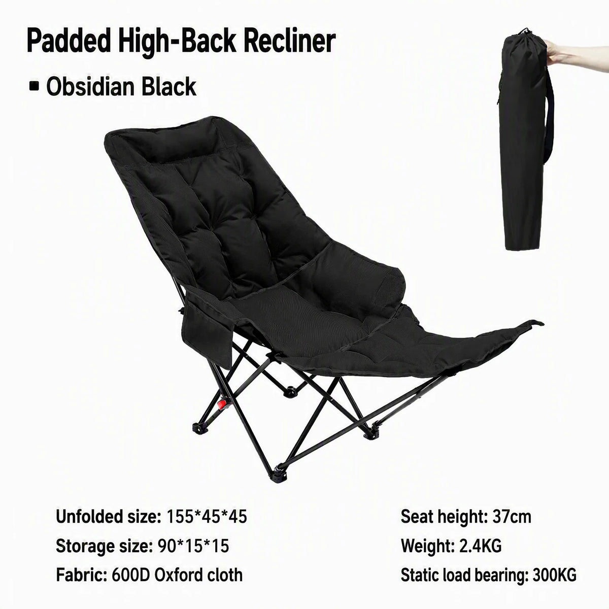 🏆 LIMITED-TIME 50% OFF!🔥50K+ SOLD!🪑 Portable, adjustable folding chair for outdoor use – Lightweight, sturdy & versatile 🏕️✨
