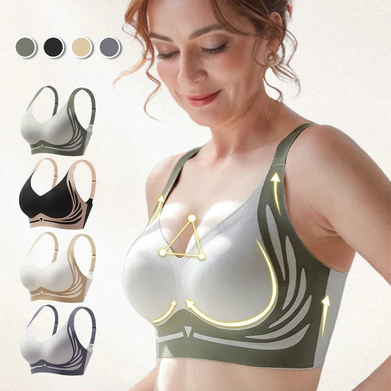 Body shaping, breast enhancement, lifting, anti-sagging, wire-free push-up bra