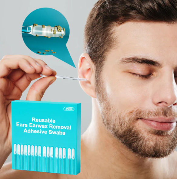 🎁Hot Sale 49% OFF⏳Reusable Earwax Removal Adhesive Swabs