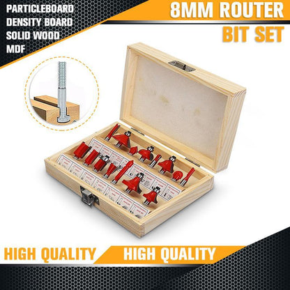 🔥Last Day Sale 50%🔥8mm Router Bit Set - clarioy