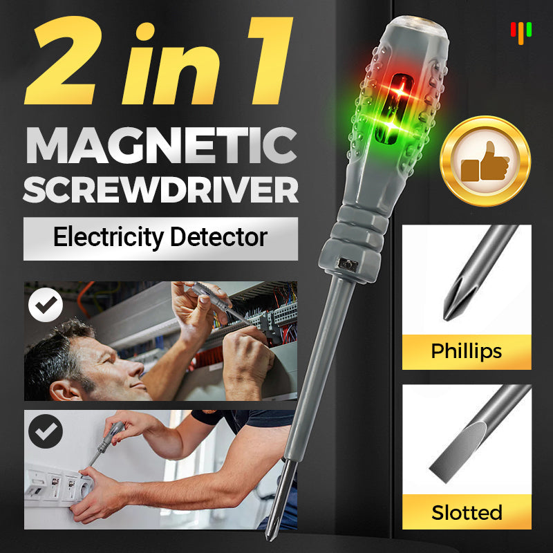 🔥2-in-1 High Torque Strong Magnetic Screwdriver Electricity Detector - clarioy