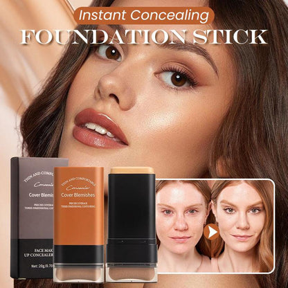 ✨Instant Concealing Foundation Stick with Built-in Brush - clarioy