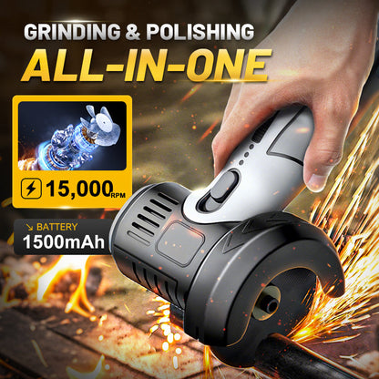 ⚙️12V Mini Angle Grinder - Compact & Powerful for DIY Projects, Includes Cutting Disc and Safety Guard