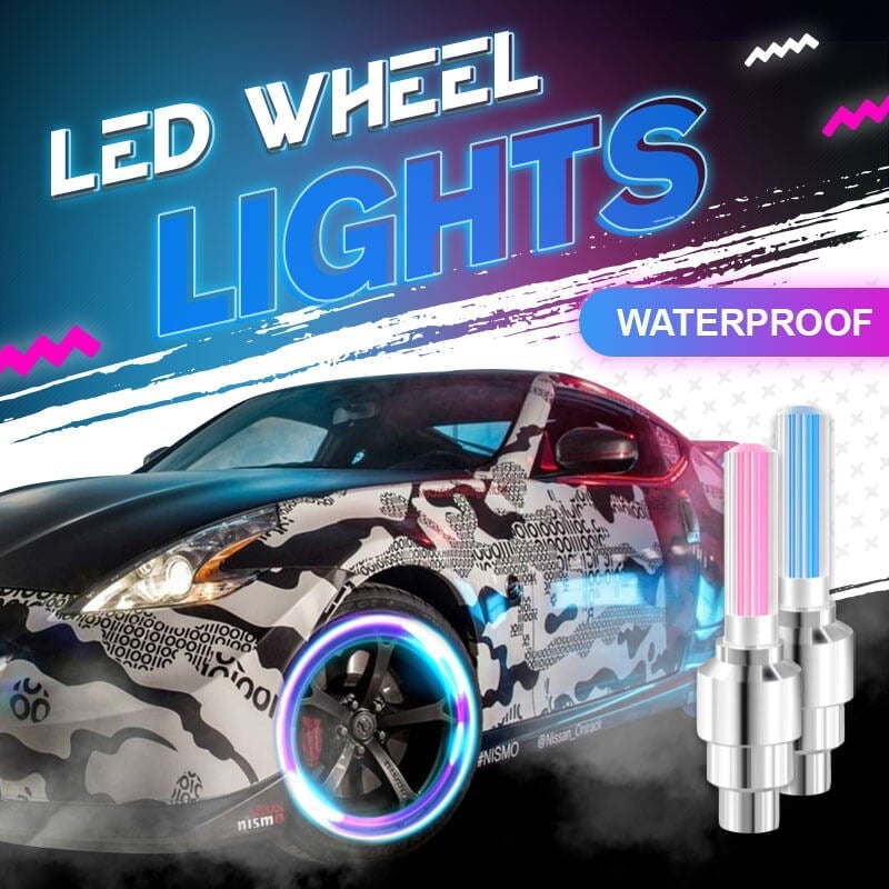 🔥Buy 1 Free 1🔥Waterproof Led Wheel Lights(Universal for cars, motorcycles, and bicycles)