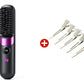 🥳2026 HOT SALE🥳💞50K+ SOLD!💇‍♀️🛡️ 50% OFF! 3‑in‑1 Cordless Hair Straightening Brush – Straighten, curl & detangle with 4 heat settings. Wider teeth prevent burns – safe for daily styling! ✨🌿