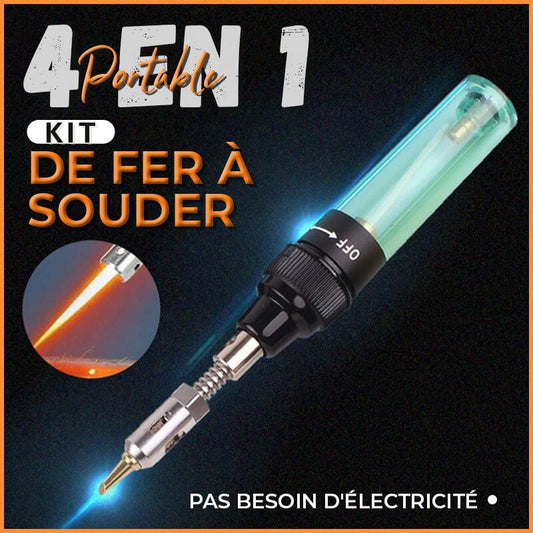 Portable 4-in-1 soldering iron set