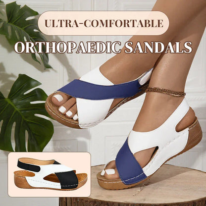 ⏰🔥LIMITED TIME 50% OFF!🔥50K+ SOLD!Ultra-Comfortable Orthopaedic Sandals with Slanted Heel