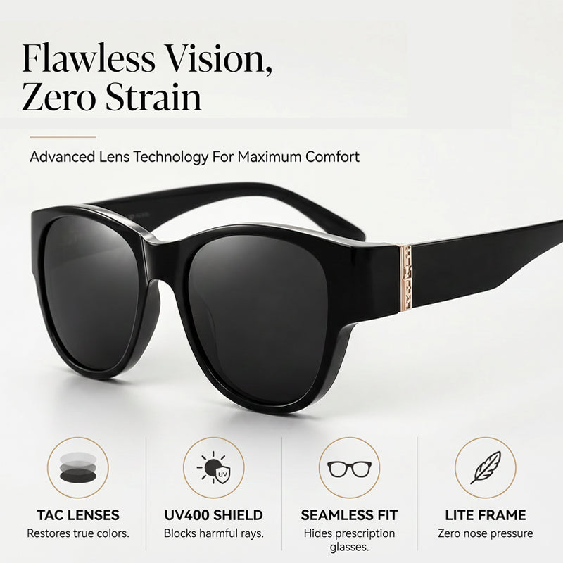 🔥 50% OFF · Large Sunglasses to Wear Over Glasses for Women ✨