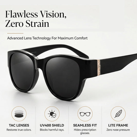 🔥 50% OFF · Large Sunglasses to Wear Over Glasses for Women ✨