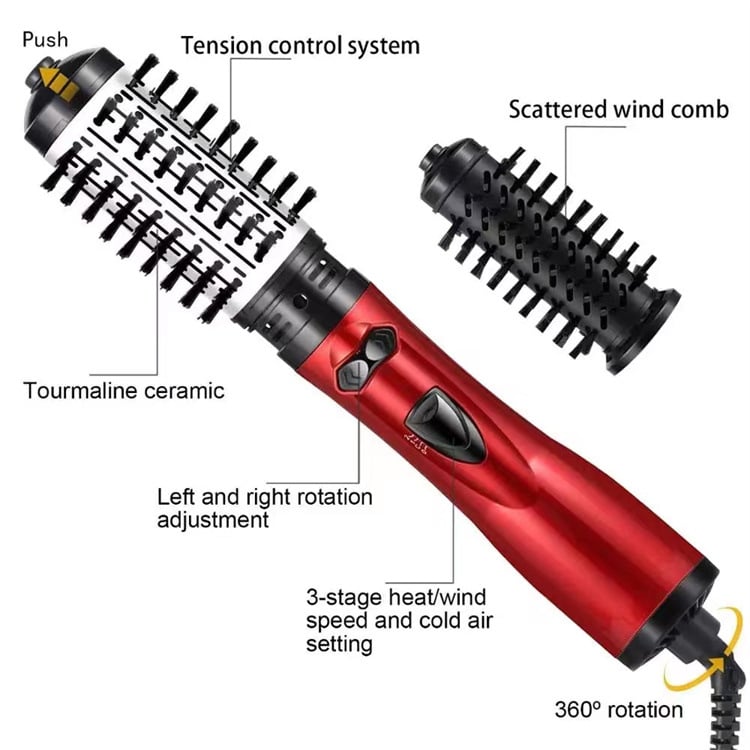 🔥3-in-1 Hot Air Styler And Rotating Hair Dryer For Dry Hair, Curl Hair, Straighten Hair