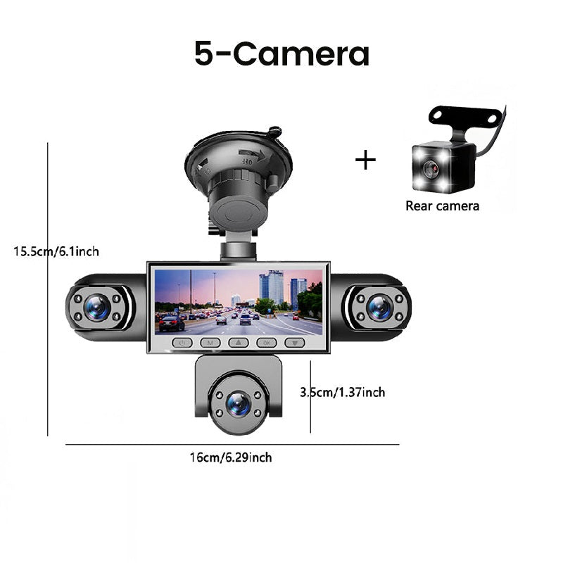 ⏳Limited-time 50% off⏰HD 1080P Multi-Lens Dash Cam with Night Vision📹🚗