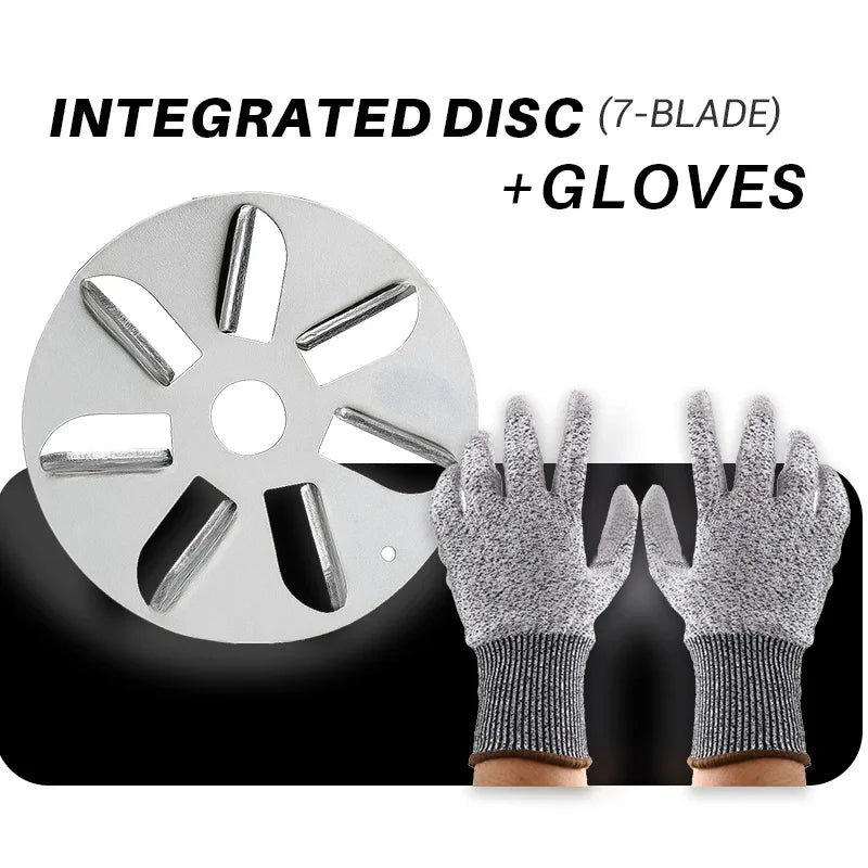 Labor-Saving Pig Hair Remover Scraper Disc