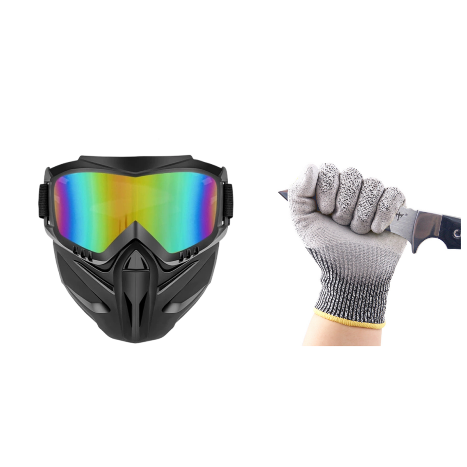 Detachable Full Face Goggle Mask🔥 Customer Favorite🔥
