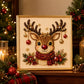 🎄✨DIY Christmas Pearl Diamond Painting Kit – 5 festive designs, 3D raised beads & display frame included. A sparkling holiday masterpiece for your wall! 🖼️🎨