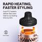 Clarioy rapid heating hair styling tool with dual PTC heaters for even heat and faster styling.