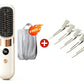 🥳2026 HOT SALE🥳💞50K+ SOLD!💇‍♀️🛡️ 50% OFF! 3‑in‑1 Cordless Hair Straightening Brush – Straighten, curl & detangle with 4 heat settings. Wider teeth prevent burns – safe for daily styling! ✨🌿