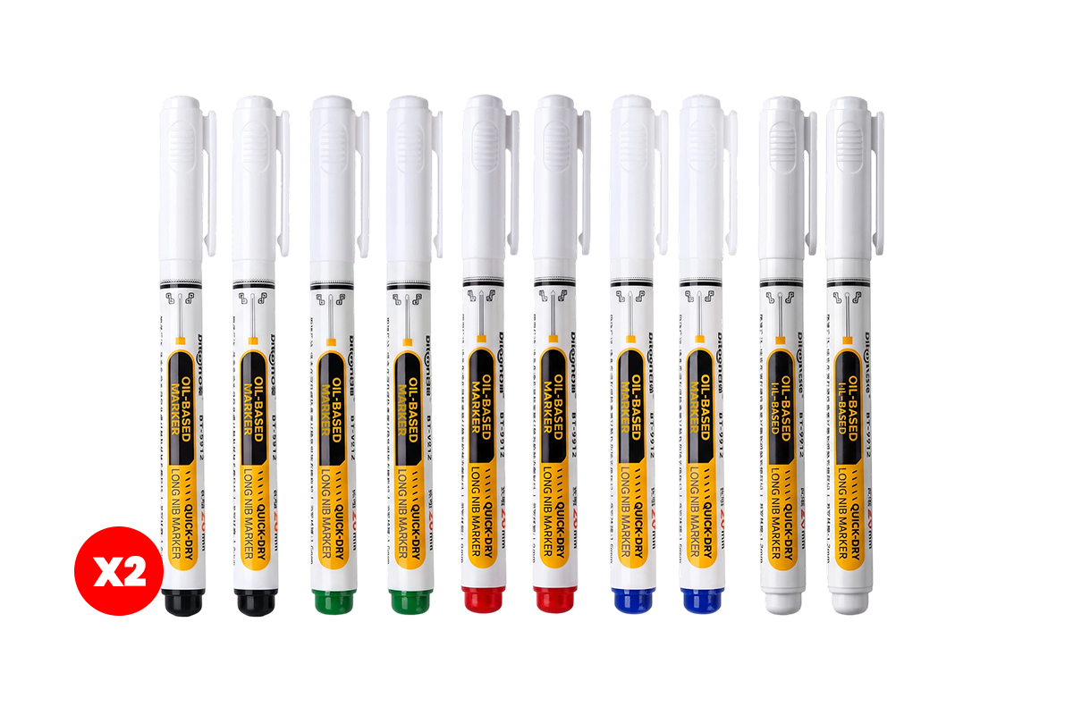 ⏳🔥LIMITED-TIME 50% OFF! ⏰Precision Tip Quick-Dry Oil-Based Marker Pen