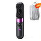 🥳2026 HOT SALE🥳💞50K+ SOLD!💇‍♀️🛡️ 50% OFF! 3‑in‑1 Cordless Hair Straightening Brush – Straighten, curl & detangle with 4 heat settings. Wider teeth prevent burns – safe for daily styling! ✨🌿