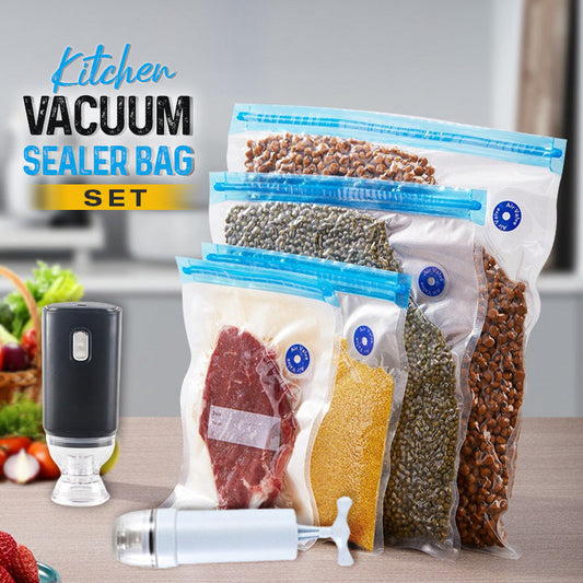 🔥2025 Kitchen Hot Sale🔥Kitchen Vacuum Sealer Bag Set