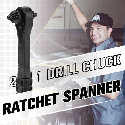 2 in 1 Drill Chuck Ratchet Spanner🔥49% OFF🔥