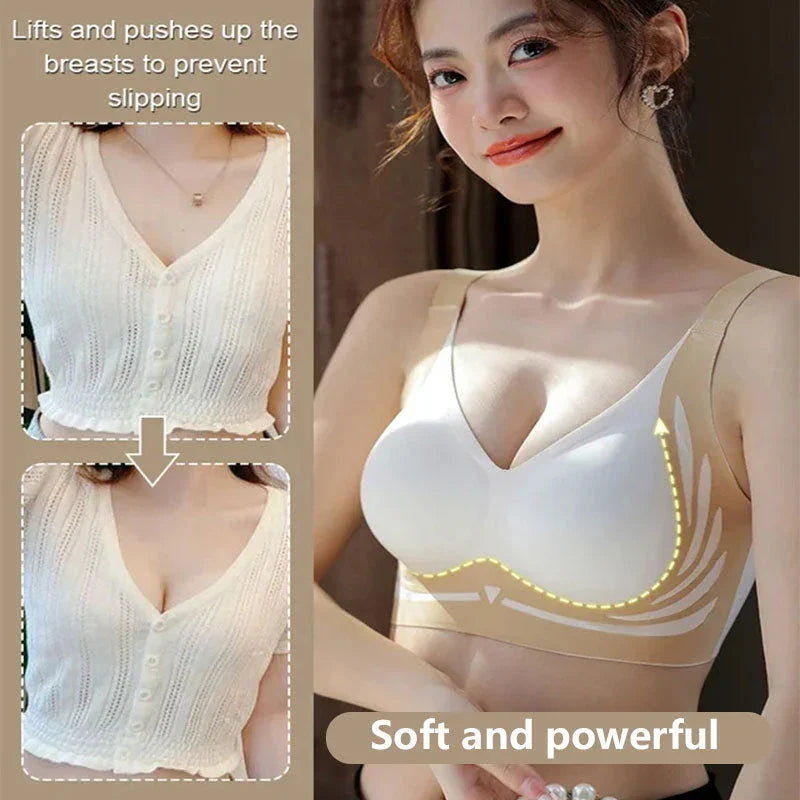 Body shaping, breast enhancement, lifting, anti-sagging, wire-free push-up bra