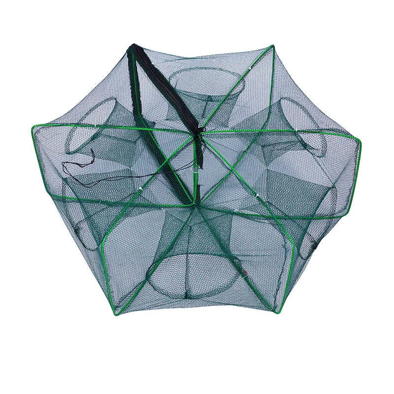 🚨 50% OFF! 🚨 Automatic folding net for anglers – reinforced nylon fishing net, landing net with telescopic handle 🎣✨
