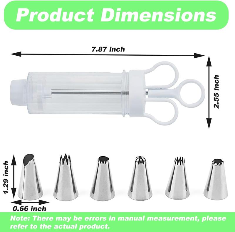 🎉 2026 Sale — Over 28,000 Sold!🍪 Stainless Steel Cookie & Cake Decorating Gun‑Multi‑Use Baking Tool 🧁