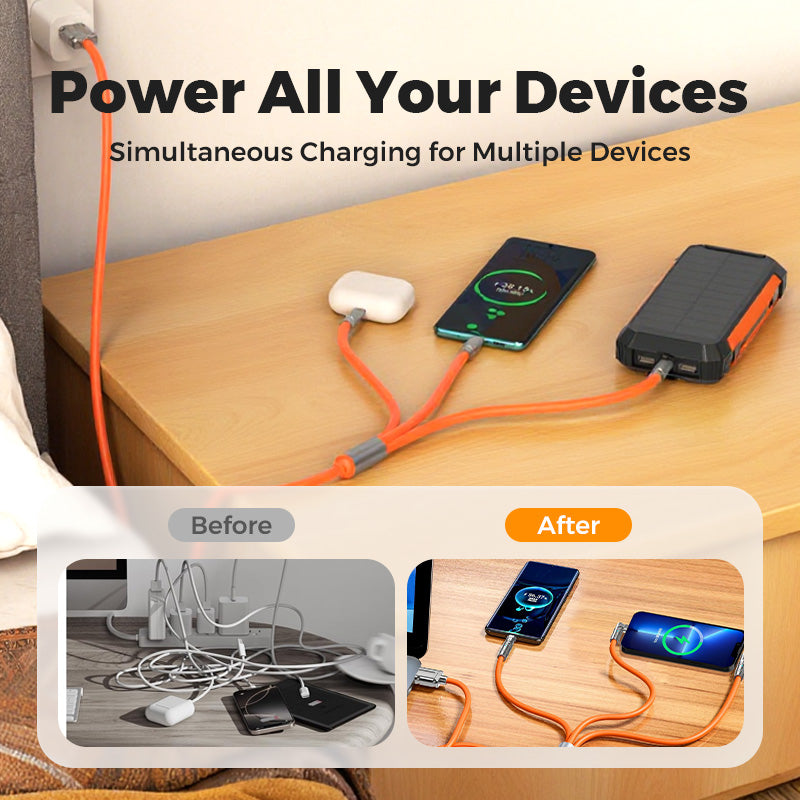 ⌛limited-time 50% off🔥120W 3 in 1 Rotating Elbow Fast Charging Data Cable⚡