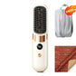 🥳2026 HOT SALE🥳💞50K+ SOLD!💇‍♀️🛡️ 50% OFF! 3‑in‑1 Cordless Hair Straightening Brush – Straighten, curl & detangle with 4 heat settings. Wider teeth prevent burns – safe for daily styling! ✨🌿